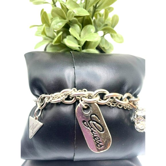 Bundle of 2 Guess Statement Necklace and Charm Bracelet - Picture 6 of 7